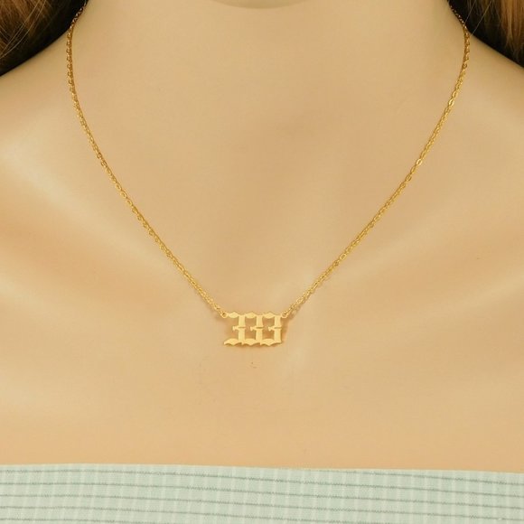 Jewelry - Angel Number Necklace "333" for Forgiveness
